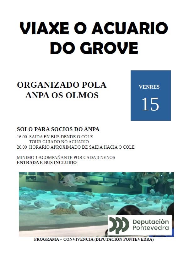 Viaxe ao Acuario de O Grove